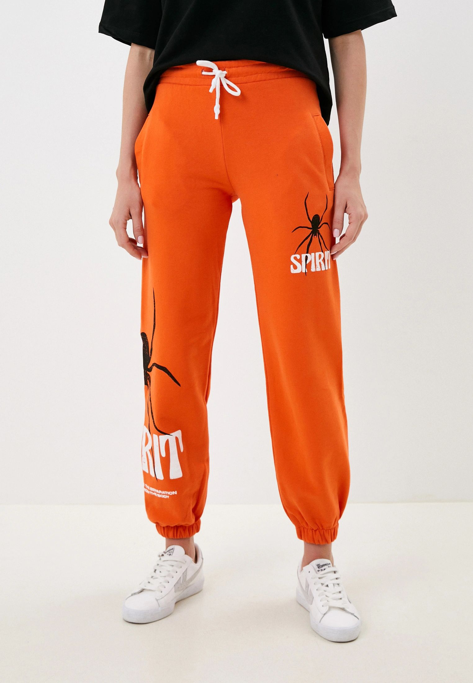 Спортивные брюки женские BLACKSI 5039 оранжевые M