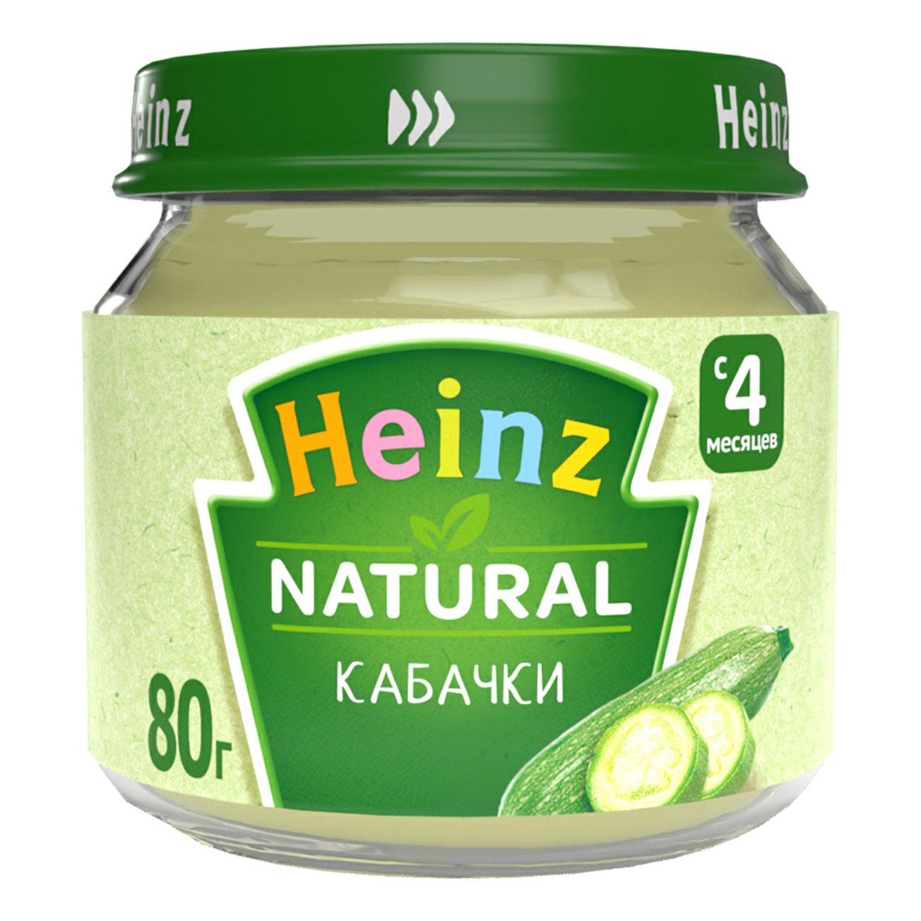 Пюре Heinz кабачки с 4 месяцев 80 г