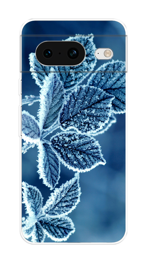 

Чехол на Google Pixel 8 "Зима 6", Бирюзовый;белый, 271550-2