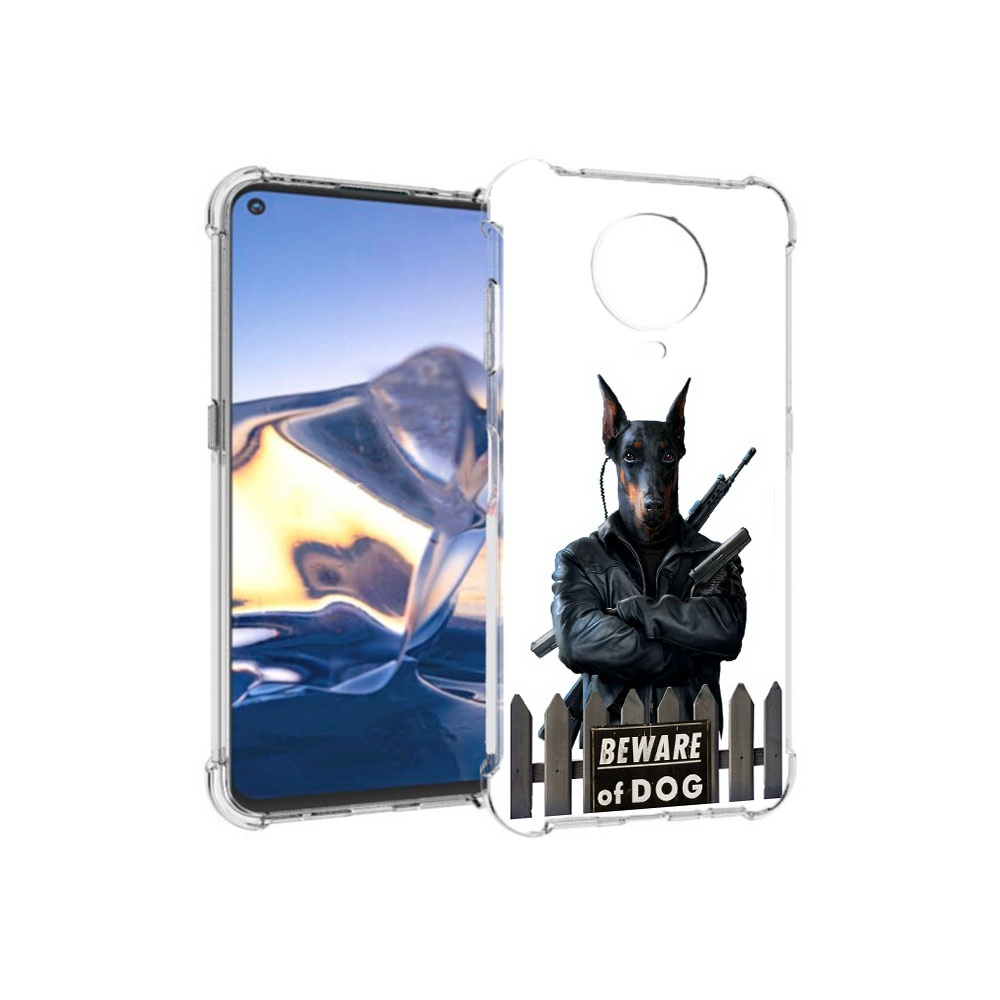 

Чехол MyPads Tocco для Nokia G10 доберман (PT171673.98.332), Tocco