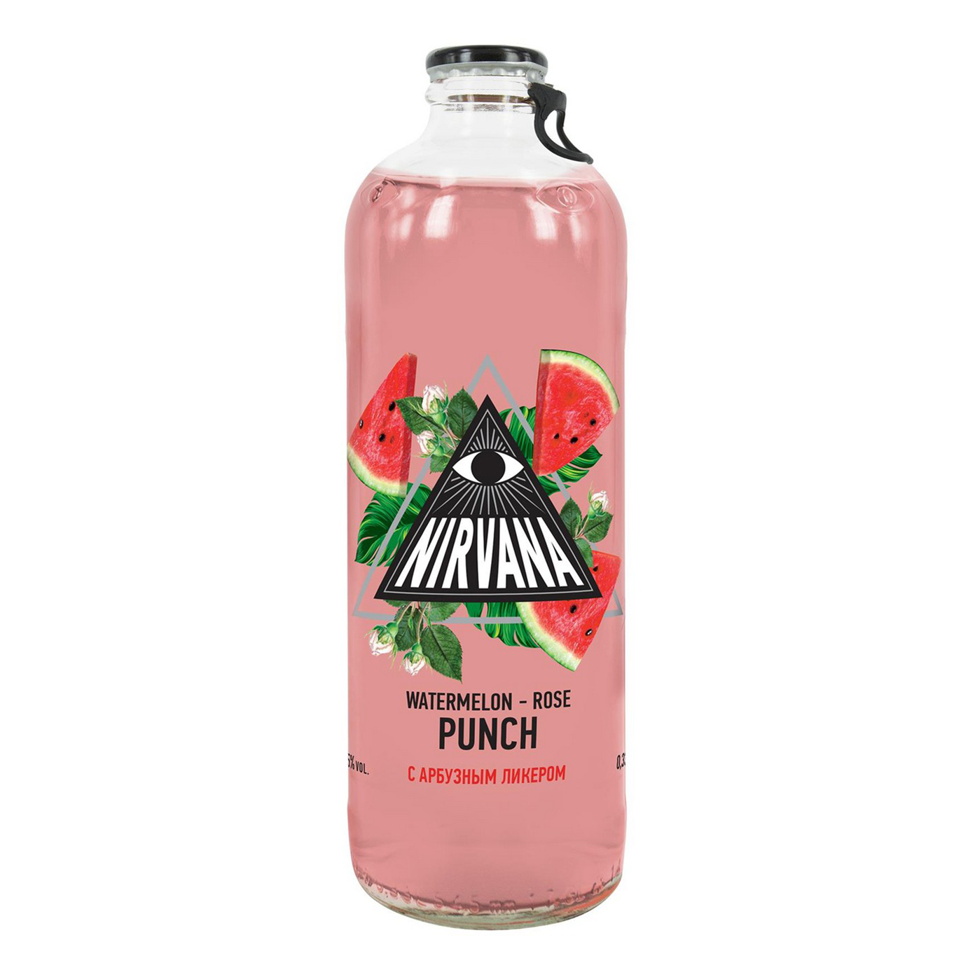 Коктейль Nirvana арбузно-розовый панч 4,5% 0,33 л