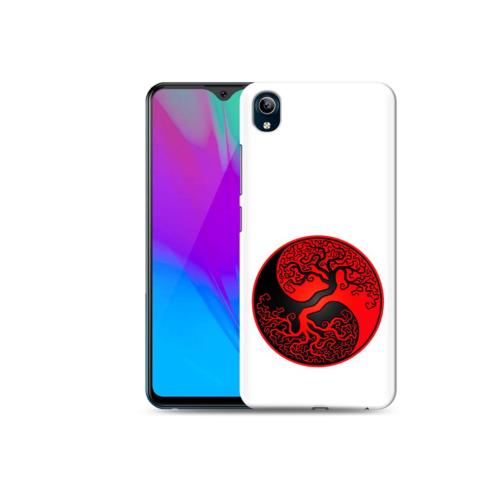 

Чехол MyPads Tocco для Vivo Y91C инь янь дерево (PT156610.438.379), Прозрачный, Tocco