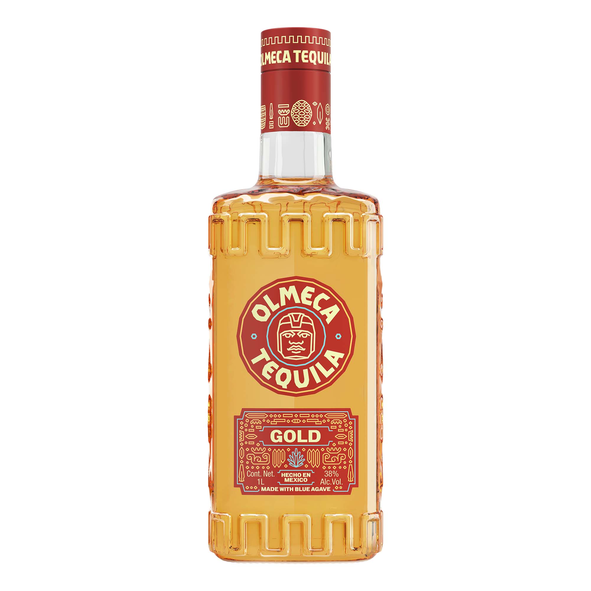 

Текила Olmeca Gold 38% 1 л, Золотая