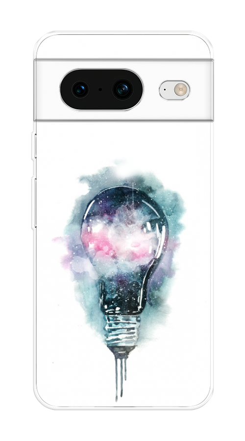 

Чехол на Google Pixel 8 "Волшебная лампа", Белый;серый, 271550-4