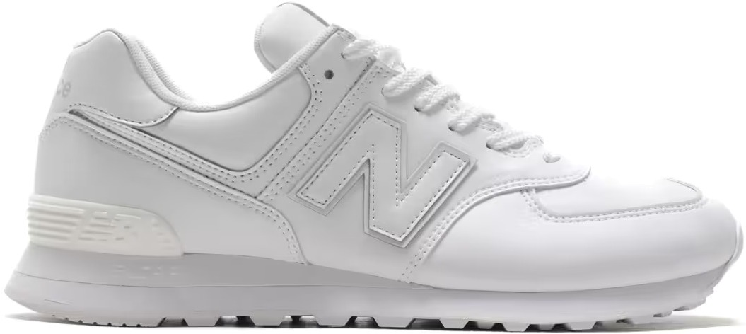 Спортивные кроссовки унисекс New Balance Pure White ML574SNA белые 42 RU