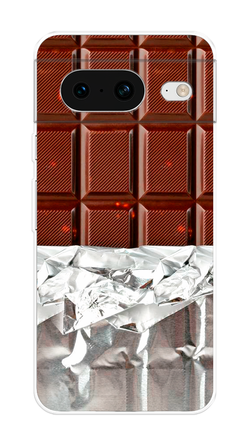 

Чехол на Google Pixel 8 "Шоколад в обертке", Коричневый, 271550-6