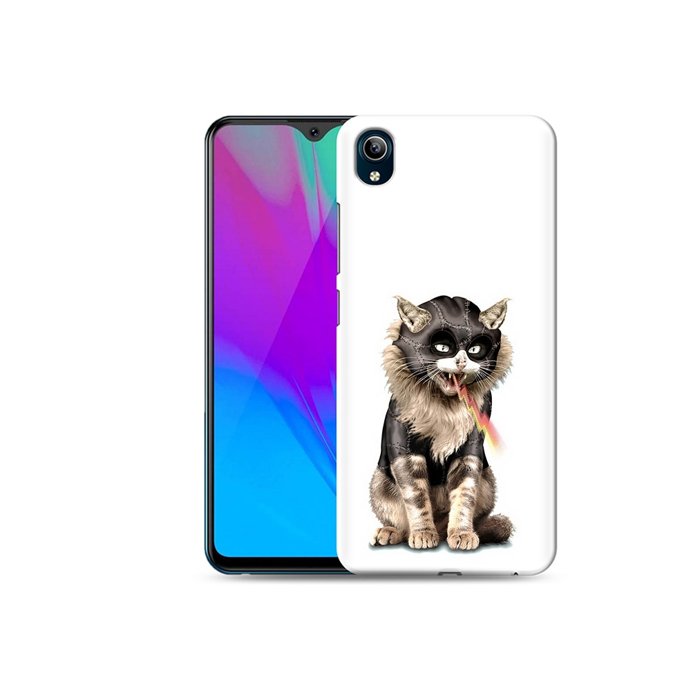 

Чехол MyPads Tocco для Vivo Y91C дьяволский кот (PT156610.438.341), Прозрачный, Tocco
