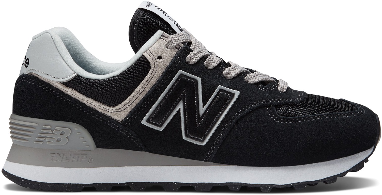 

Кроссовки женские New Balance 574 черные 6.5 US, Черный, 574