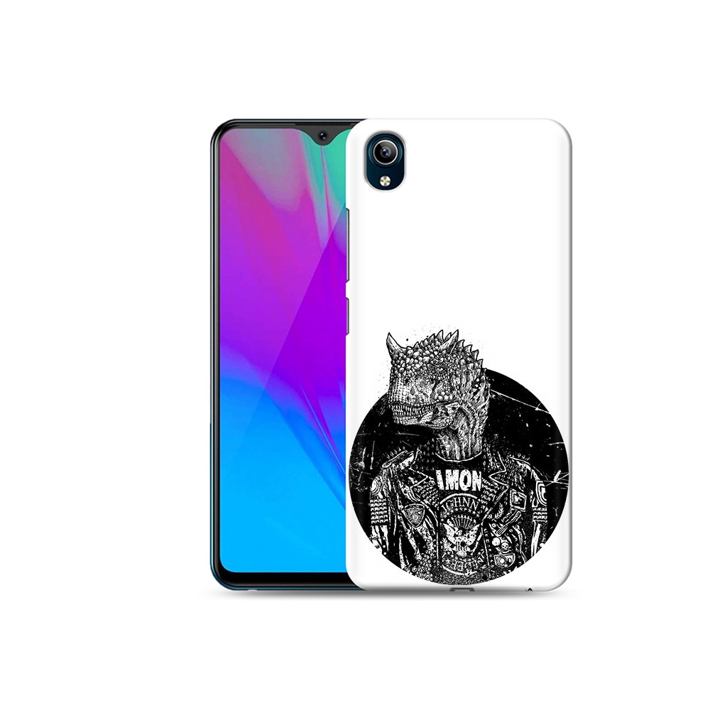 

Чехол MyPads Tocco для Vivo Y91C динозавр в куртке (PT156610.438.328), Прозрачный, Tocco