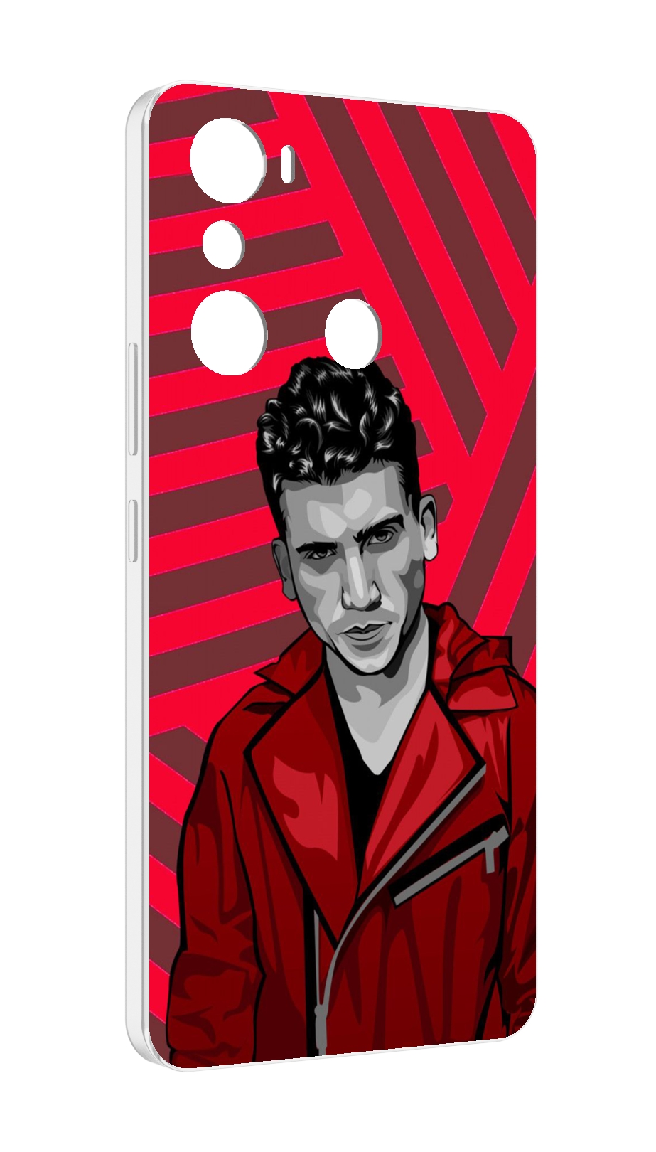 

Чехол MyPads Денвер-бумажный-дом для Infinix Hot 20i, Прозрачный, Tocco