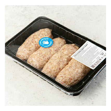 

Котлеты из свинины и индейки с овощами охлажденные 360 г