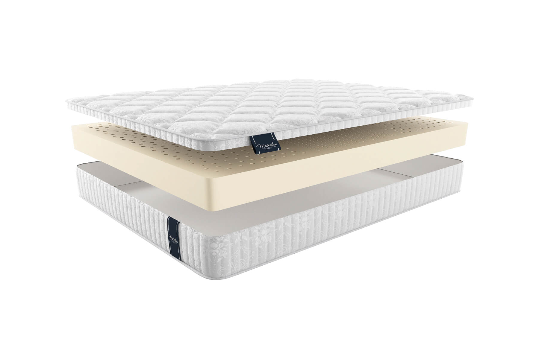 

Матрас MaterLux Alessandria 90x190, Белый, ALESSANDRIA