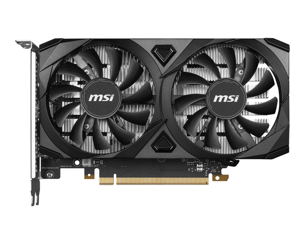 

Видеокарта MSI NVIDIA GeForce RTX 3050 VENTUS 2X 6G (GeForce RTX 3050 VENTUS 2X 6G), Черный, GeForce RTX 3050 VENTUS 2X 6G