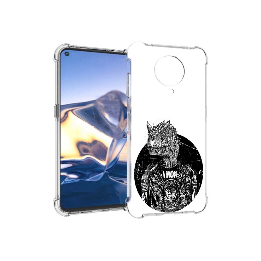 

Чехол MyPads Tocco для Nokia G10 динозавр в куртке (PT171673.98.328), Tocco