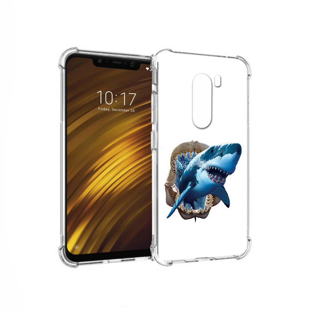 

Чехол MyPads Tocco для Xiaomi Pocophone F1 челюсти (PT116503.308.675), Прозрачный, Tocco