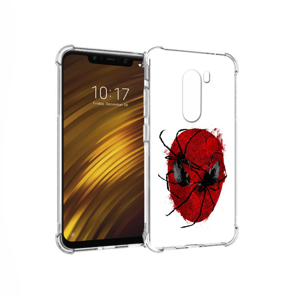 

Чехол MyPads Tocco для Xiaomi Pocophone F1 человек паук (PT116503.308.673), Прозрачный, Tocco