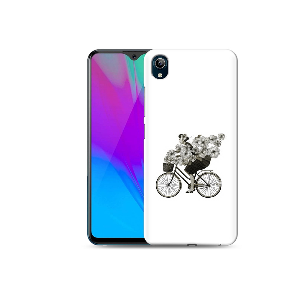 

Чехол MyPads Tocco для Vivo Y91C девушка на велосипеде с цветами (PT156610.438.307), Прозрачный, Tocco