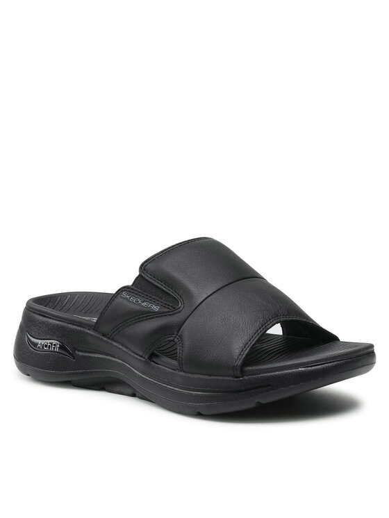 

Шлепанцы Go Walk Arch Fit Sandal 229023/BBK Skechers Черный 47 EU, Go Walk Arch Fit Sandal 229023/BBK