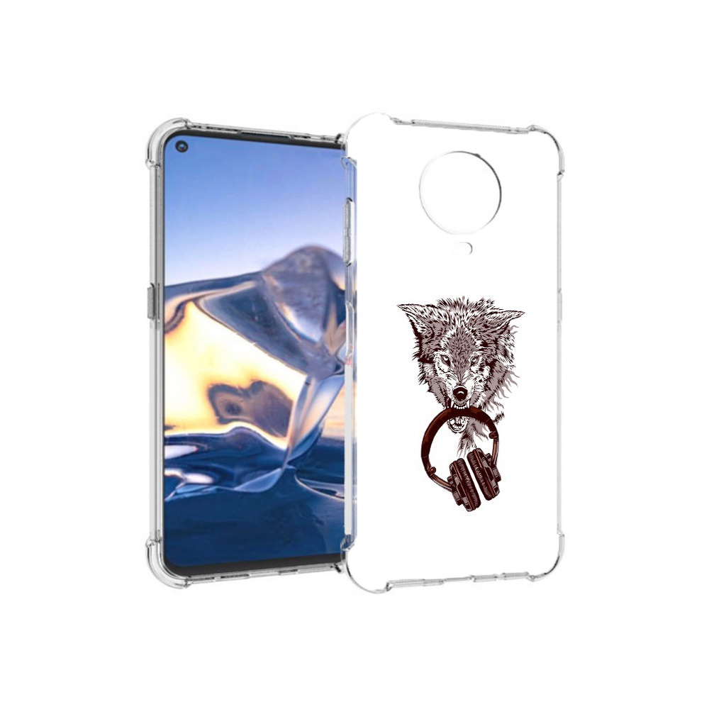 

Чехол MyPads Tocco для Nokia G10 дикий волк (PT171673.98.325), Tocco