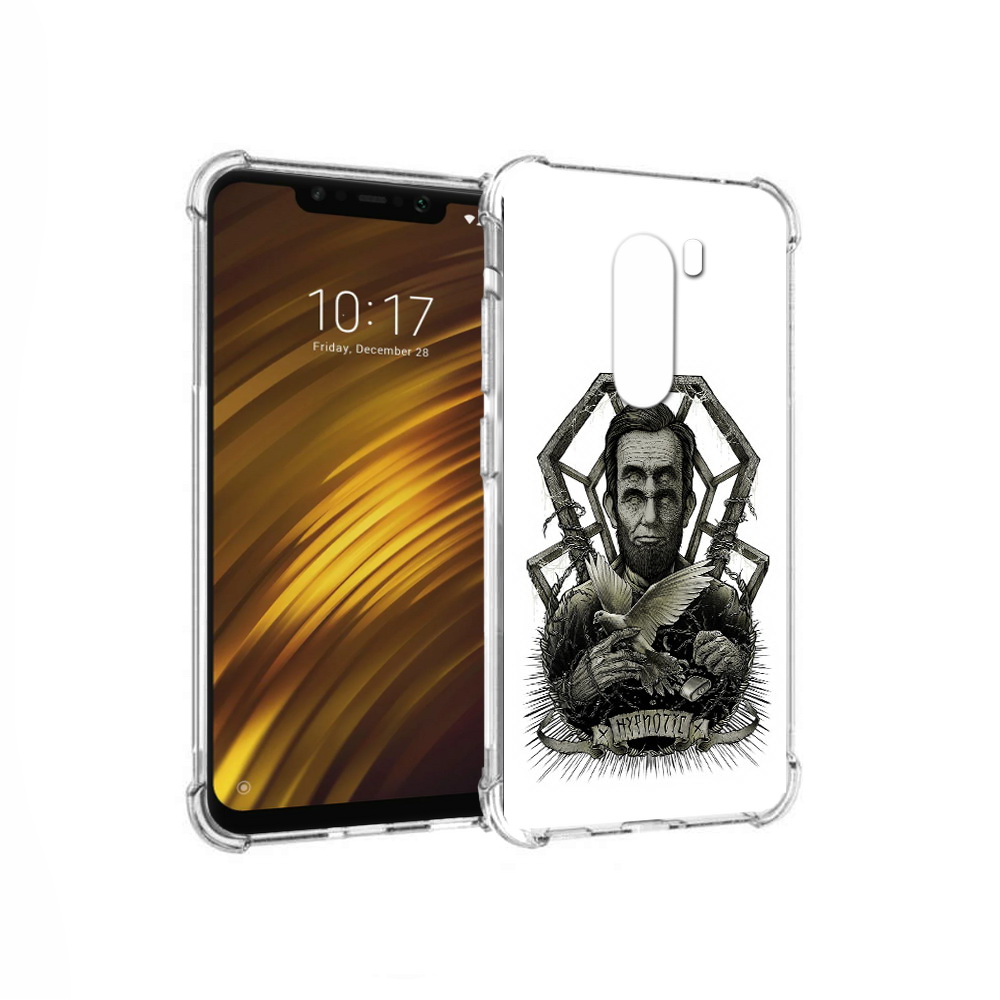 

Чехол MyPads Tocco для Xiaomi Pocophone F1 франклин абстракция (PT116503.308.662), Прозрачный, Tocco