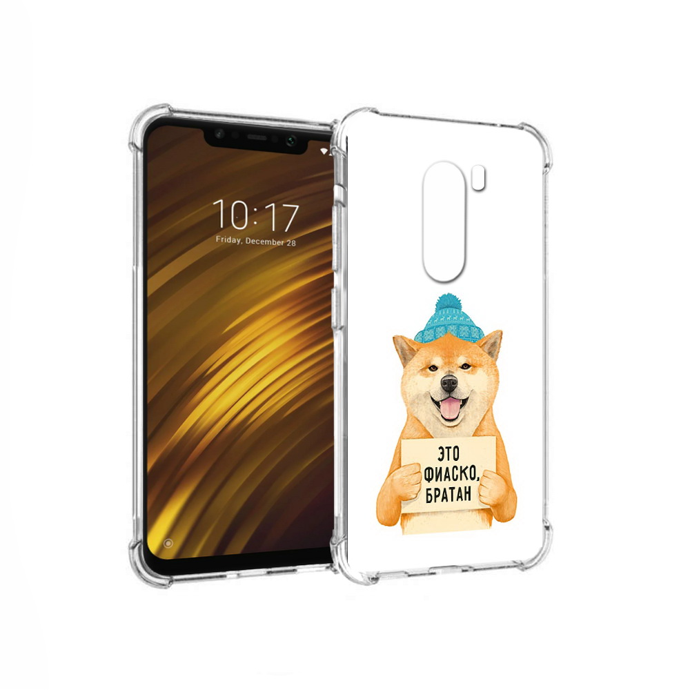 

Чехол MyPads Tocco для Xiaomi Pocophone F1 фиаско (PT116503.308.656), Прозрачный, Tocco