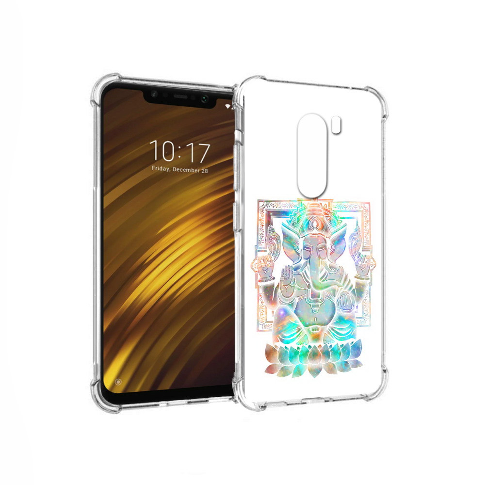 

Чехол MyPads Tocco для Xiaomi Pocophone F1 умный слон (PT116503.308.654), Прозрачный, Tocco