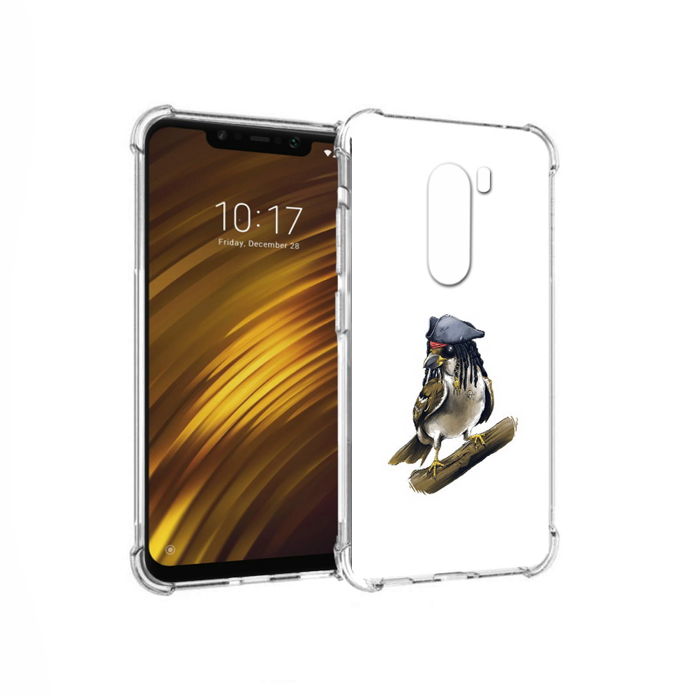 

Чехол MyPads Tocco для Xiaomi Pocophone F1 Джек воробей (PT116503.308.65), Прозрачный, Tocco