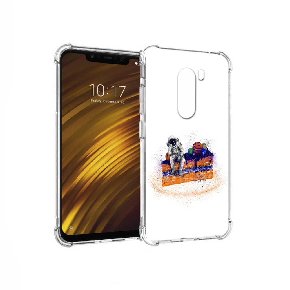

Чехол MyPads Tocco для Xiaomi Pocophone F1 торт с планетами (PT116503.308.648), Прозрачный, Tocco