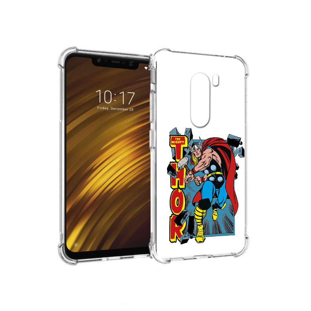 

Чехол MyPads Tocco для Xiaomi Pocophone F1 тор комикс (PT116503.308.645), Прозрачный, Tocco