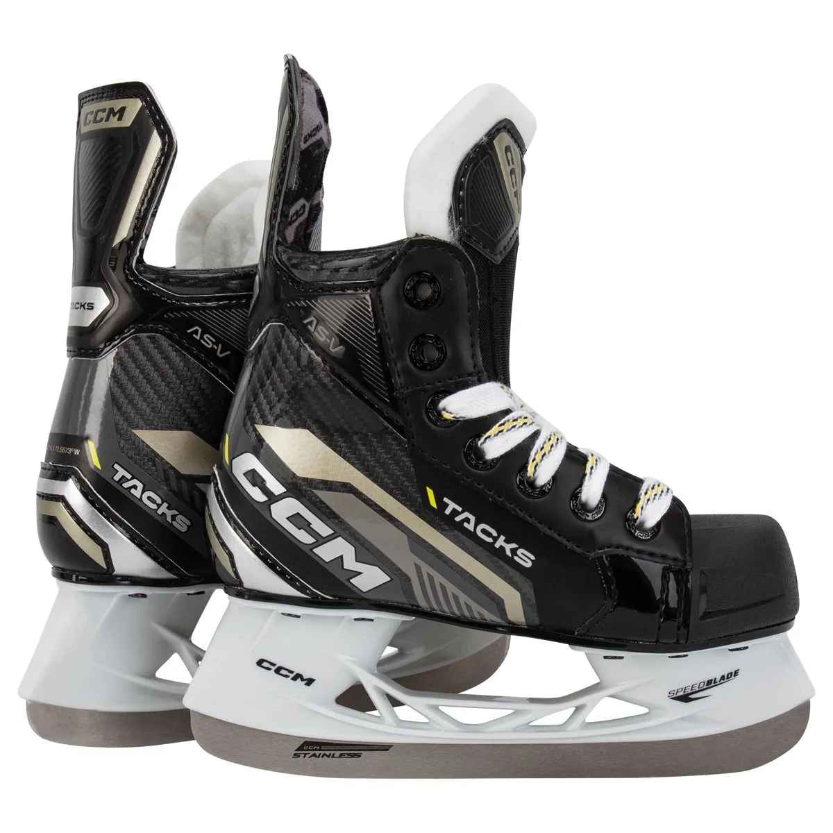 

Коньки хоккейные CCM Tacks AS-V Regular YTH, black, размер 12.0 R, Черный;белый;золотистый, Tacks AS-V Regular YTH