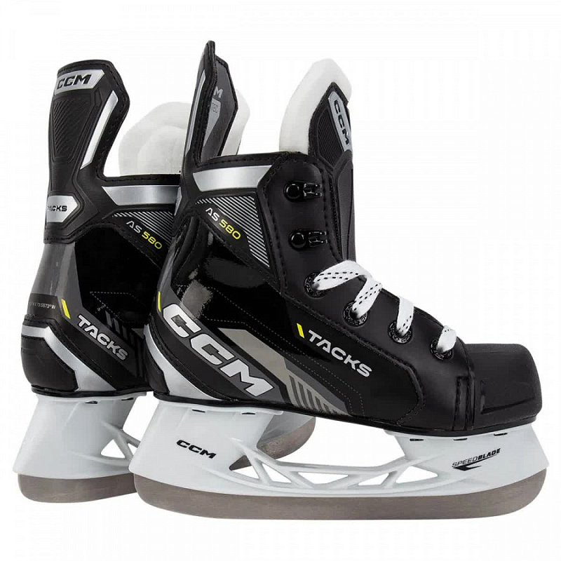 

Коньки хоккейные CCM SK Tacks AS 580 Regular YTH p.11,0, Черный, SK Tacks AS 580 Regular YTH