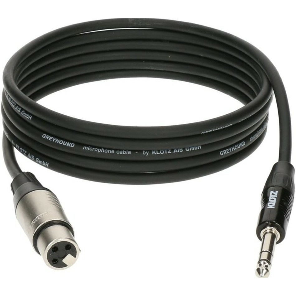 

Кабель аудио 1xJack - 1xXLR KLOTZ GRG1FP03.0 GREYHOUND 3.0m