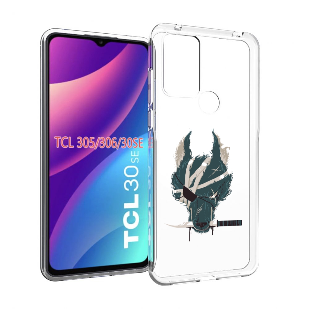 

Чехол MyPads волк-разбойник для TCL 30SE/305/306/30E, Tocco