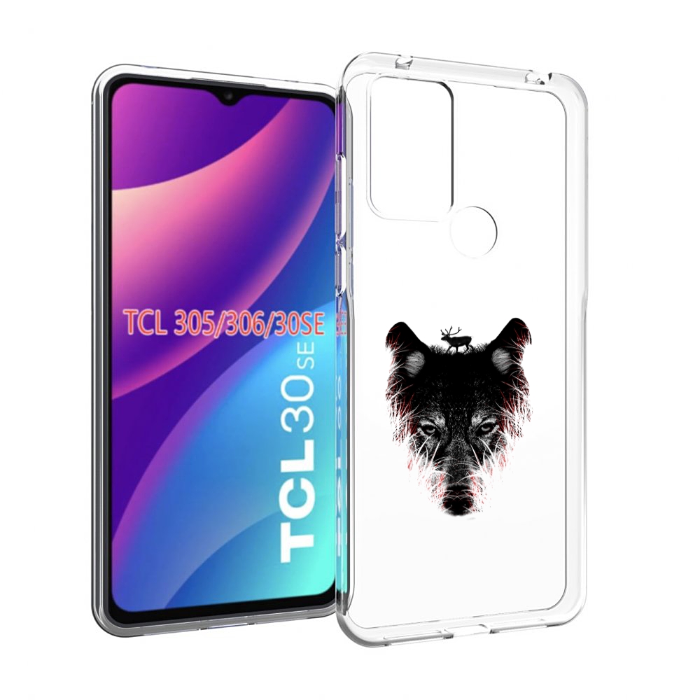 

Чехол MyPads волк в траве для TCL 30SE/305/306/30E, Tocco