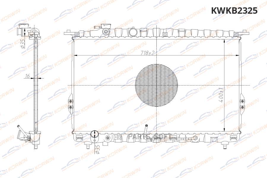 

Радиатор Охлаждения Hyundai Sonata 2.0-2.7 (98-11) At Tagaz