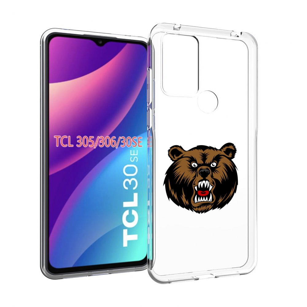 

Чехол MyPads бурый для TCL 30SE/305/306/30E, Tocco
