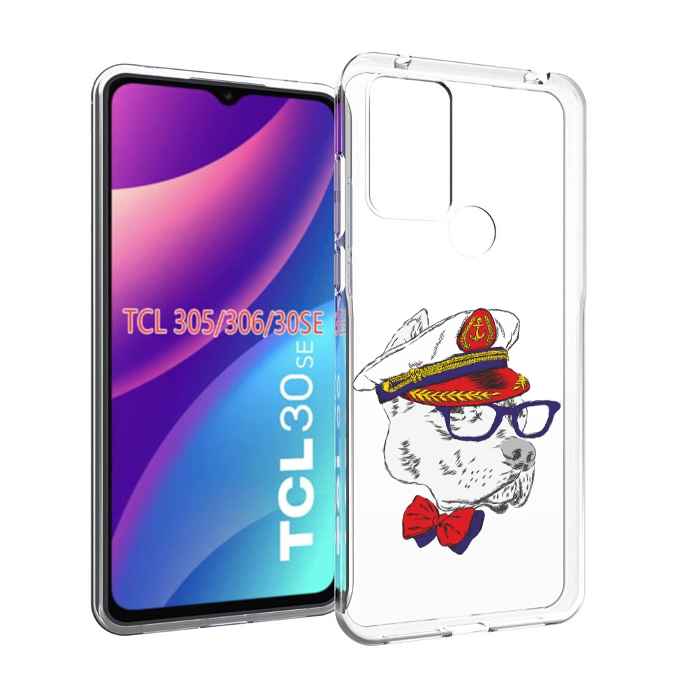 

Чехол MyPads бульдог для TCL 30SE/305/306/30E, Tocco
