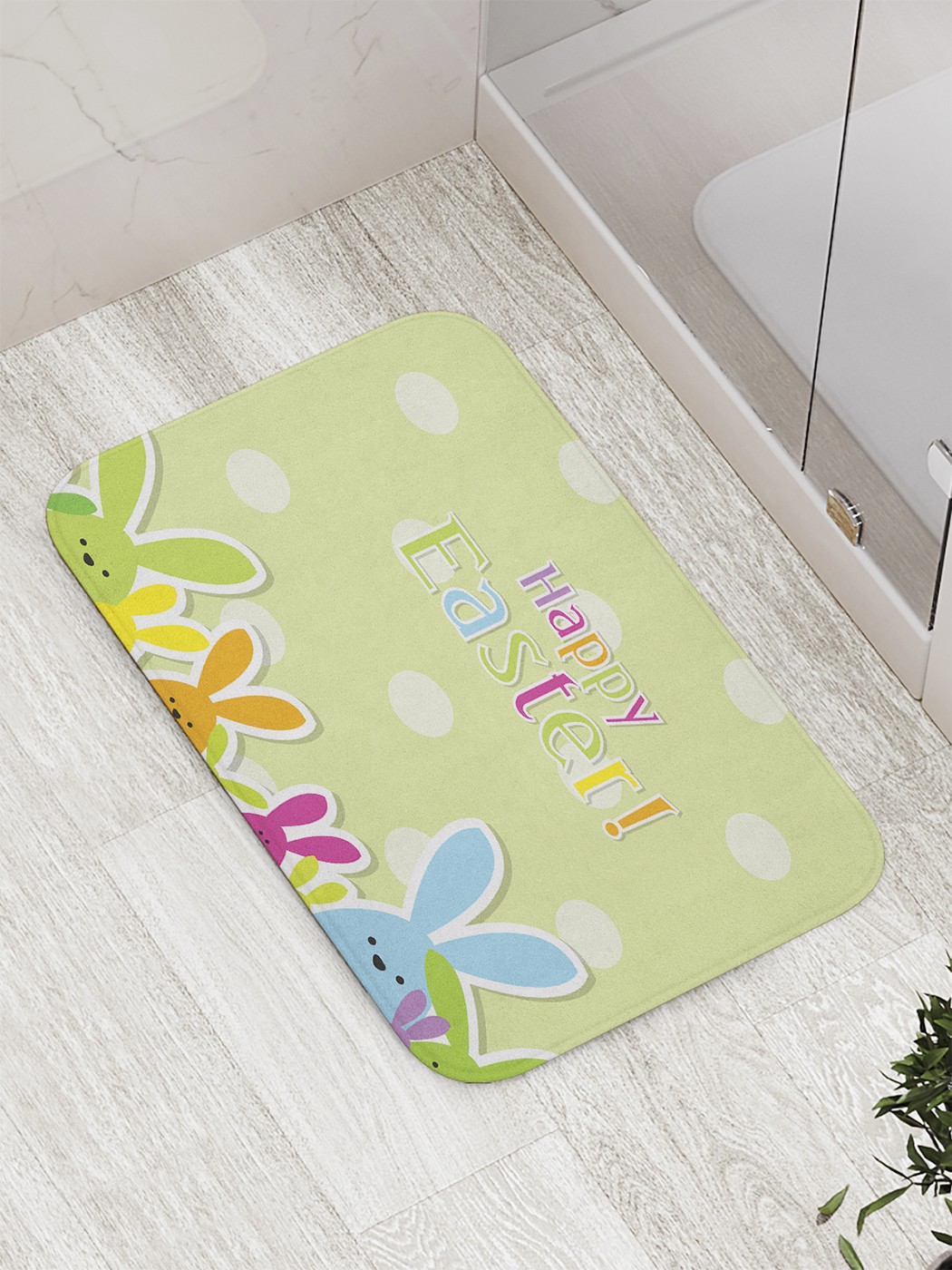 

Коврик противоскользящий для ванной, сауны, бассейна, 77х52 см bath_60239 JoyArty