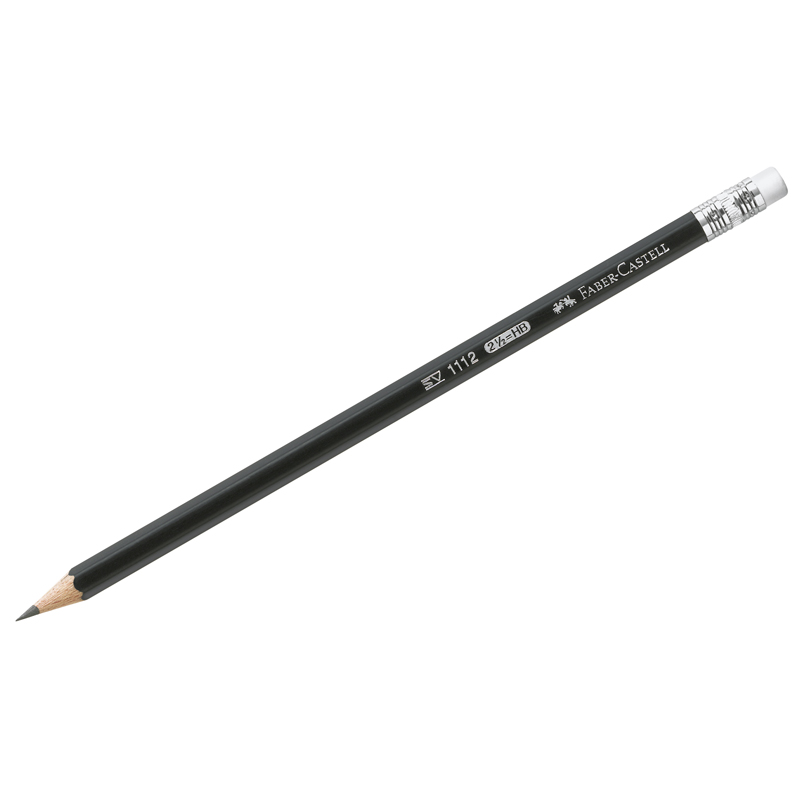 

Карандаш ч/г Faber-Castell "1112" HB, с ластиком, заточен., (12шт.)