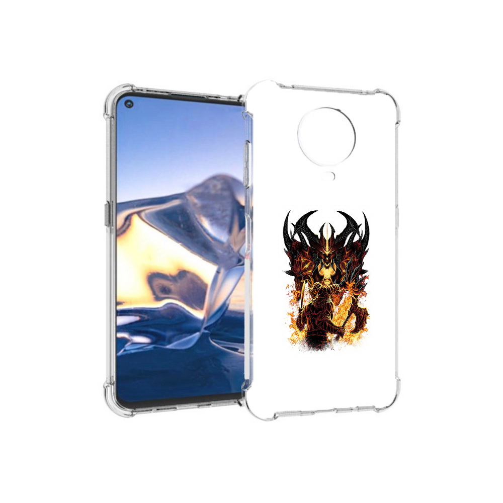 

Чехол MyPads Tocco для Nokia G10 демон shadow fiend (PT171673.98.318), Tocco