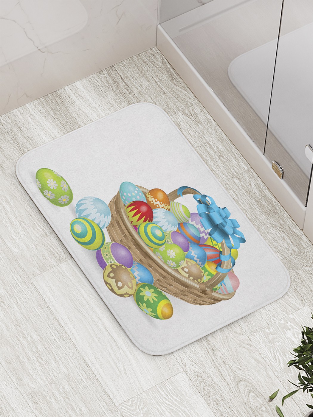 

Коврик противоскользящий для ванной, сауны, бассейна, 77х52 см bath_60231 JoyArty