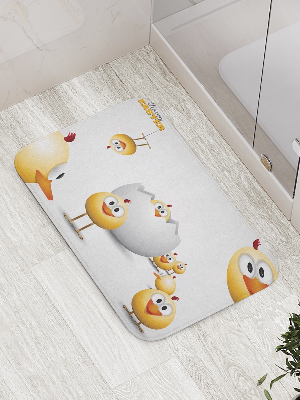

Коврик противоскользящий для ванной, сауны, бассейна, 77х52 см bath_60222 JoyArty
