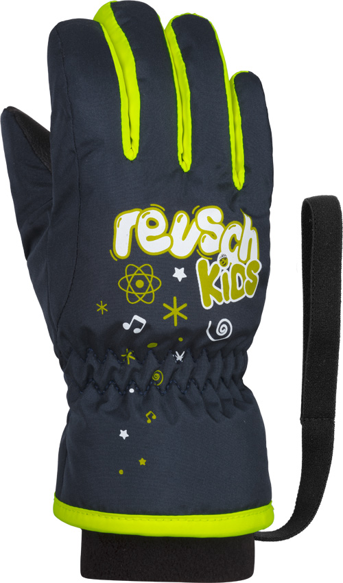 Перчатки горные Reusch 2020-21 Kids Dress Blue/Safety Yellow, р. 13