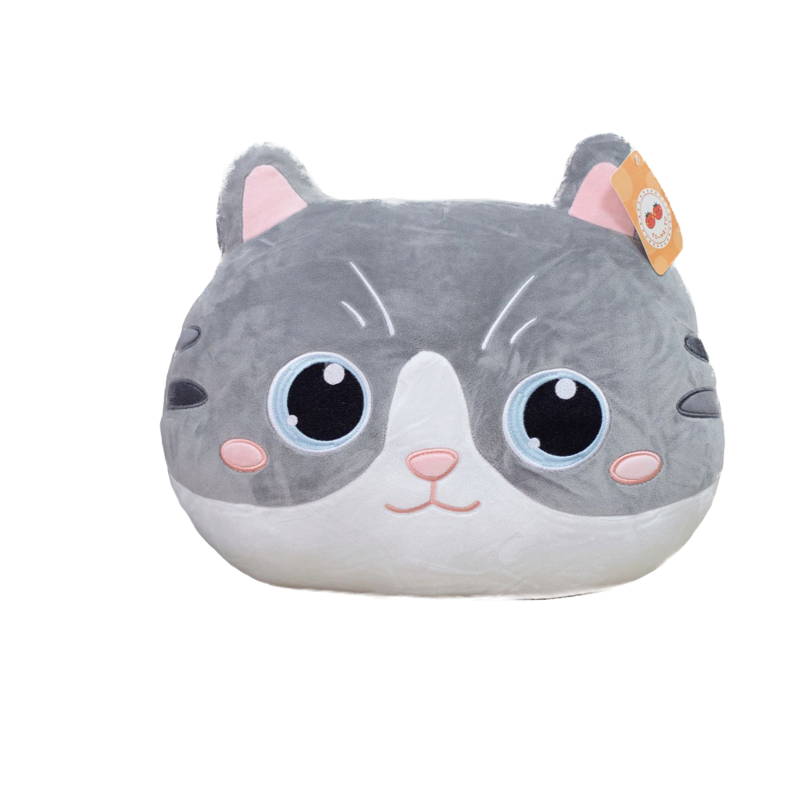 

Мягкая игрушка Подушка Кот 40 см серый, Подушка Кот 40см