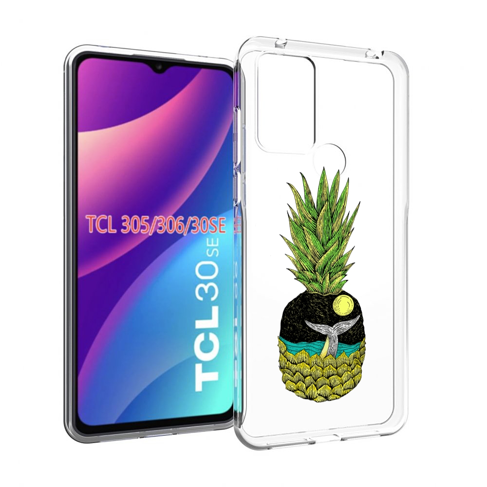 

Чехол MyPads ананас с китом для TCL 30SE/305/306/30E, Tocco