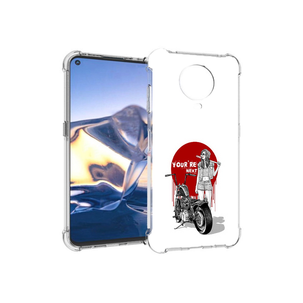 

Чехол MyPads Tocco для Nokia G10 девушка с мотоциклом (PT171673.98.315), Tocco