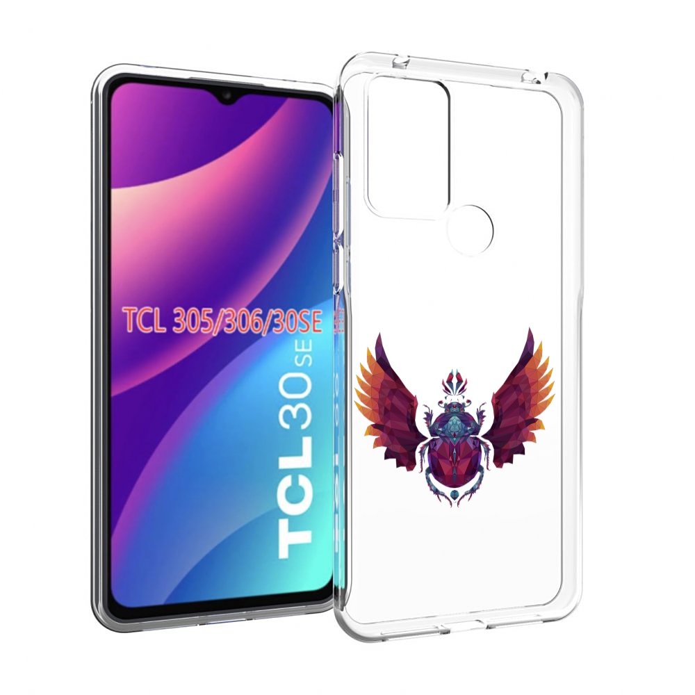 

Чехол MyPads алмазный скоробей для TCL 30SE/305/306/30E, Tocco