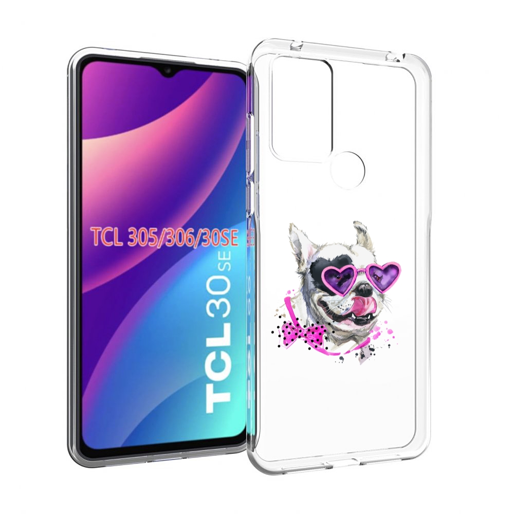 

Чехол MyPads акварельный пёс для TCL 30SE/305/306/30E, Tocco