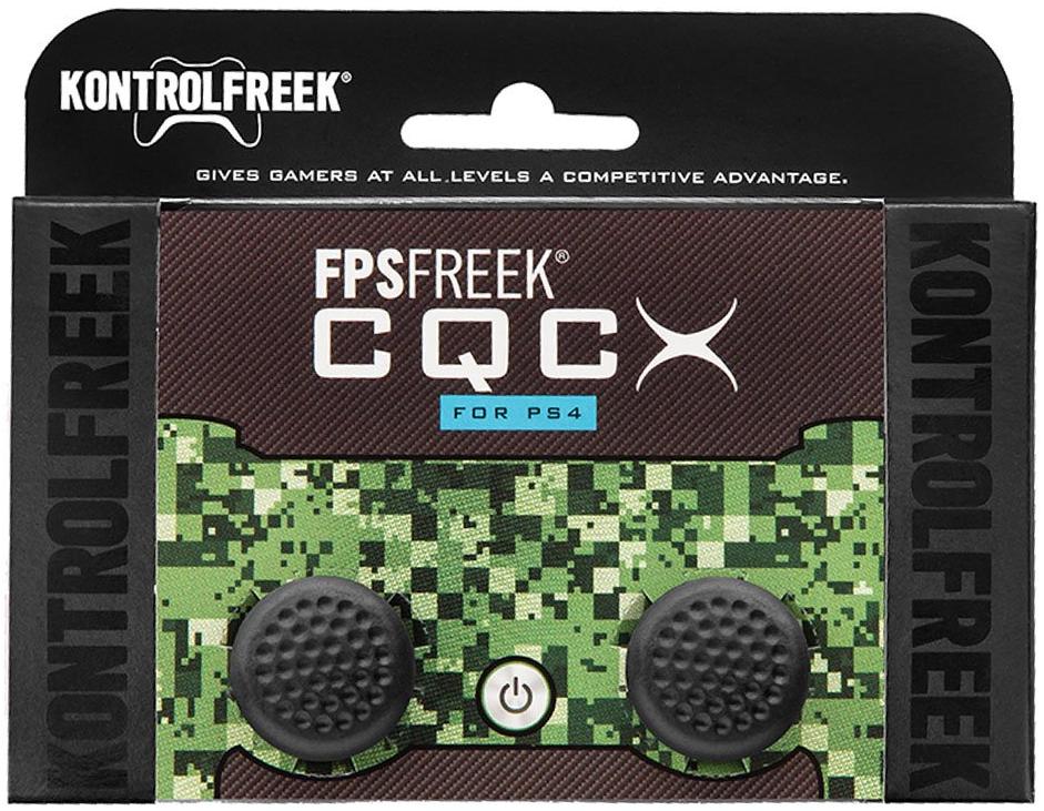 фото Накладки на стики для геймпада fps freek cqc \ 14 (2 шт) черные (ps4) kontrolfreek