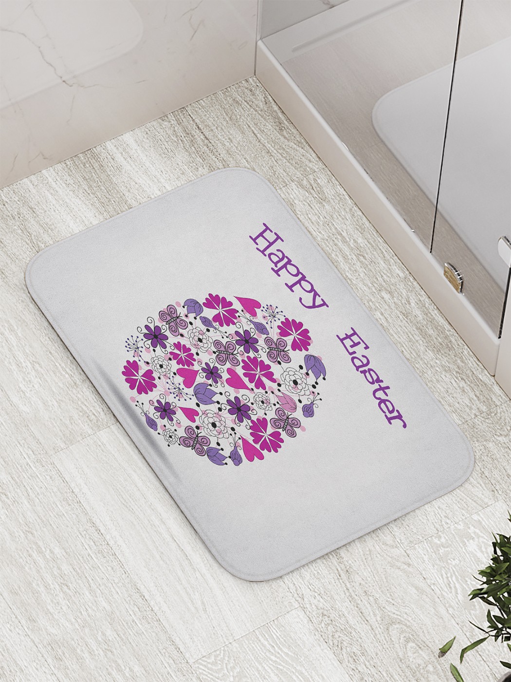 

Коврик противоскользящий для ванной, сауны, бассейна, 77х52 см bath_60214 JoyArty